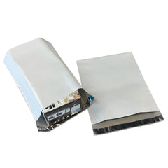 10 x 13 + 2 inch Gusseted 2.5 Mil Poly Mailers - Shipping Envelopes - Self sealing plastic Mailing bag - 100Pcs/Pack Ampack