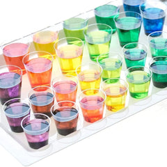 2 oz Shot glasses Clear Hard Plastic - 24CT. Ampack