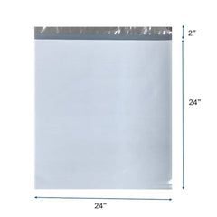 24x24 inch 2.5Mil Poly Mailers - Shipping Envelopes - Self sealing plastic Mailing bag - 50Pcs/Pack Ampack