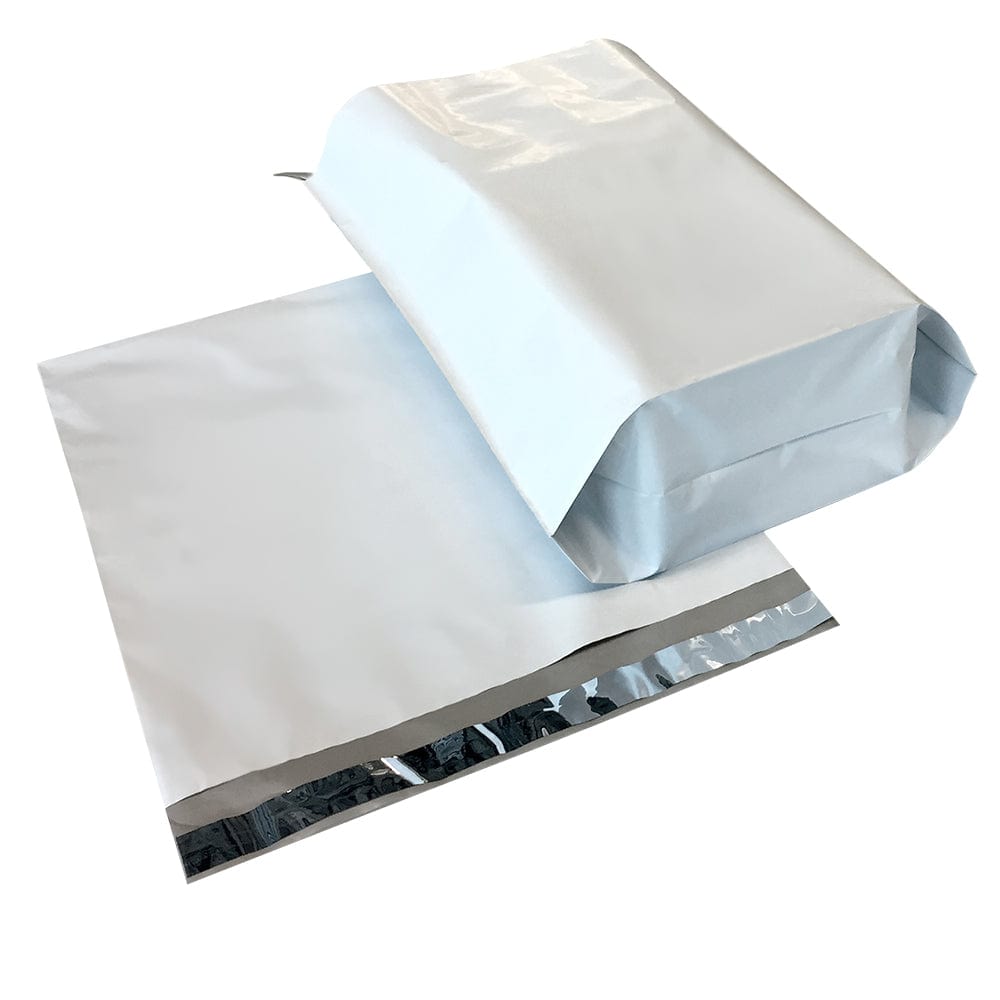 26 x 28 x 5 inch 3 Mil Gusseted Poly Mailers - Shipping Envelopes - Self sealing plastic Mailing bag - 100Pcs/Pack Ampack