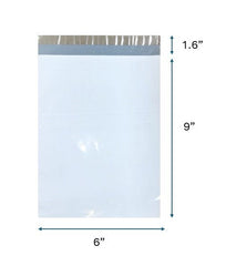 6X9 inch Poly Mailers - Shipping Envelopes - Self sealing plastic Mailing bag 100Pcs/Pack Ampack