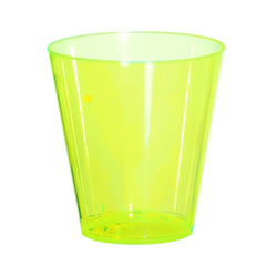 9 oz Neon Tumbler Hard Plastic Glasses  -10 Ct. Ampack
