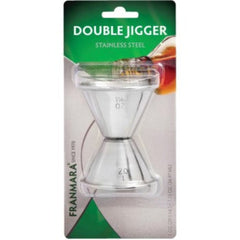 Double Jigger, Stainless Steel 1 Oz. 1-1/4 Oz Ampack