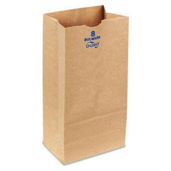 DURO #8 BULWARK (Extra heavy duty) Brown Kraft paper Bag- 400Pcs- 6.125x 4.125x 12.4375 DURO