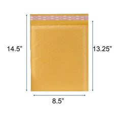 Kraft Bubble Mailer-Shipping bag-Padded Self Seal Envelope#3 - 8.5x14.5 - 100 Pcs/Cs Ampack