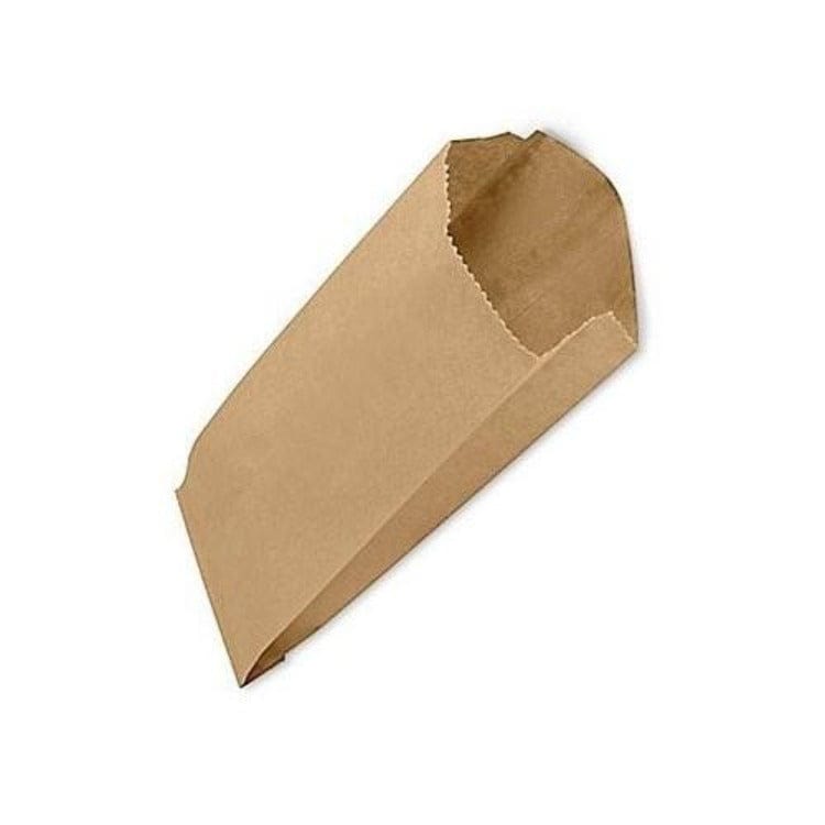 Kraft Paper Bottle Bag-Brown-PINT- 3.75 x 2.25 x 13 - 3000Pcs/Cs Ampack