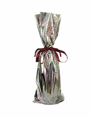 Mylar wine Gift Bag -Celebration Design-7 x 18- Pack of 100Pcs Ampack