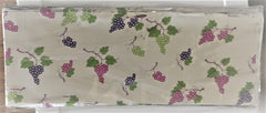 Mylar wine Gift Bag -Grapes Design-7 x 18- Pack of 100Pcs 