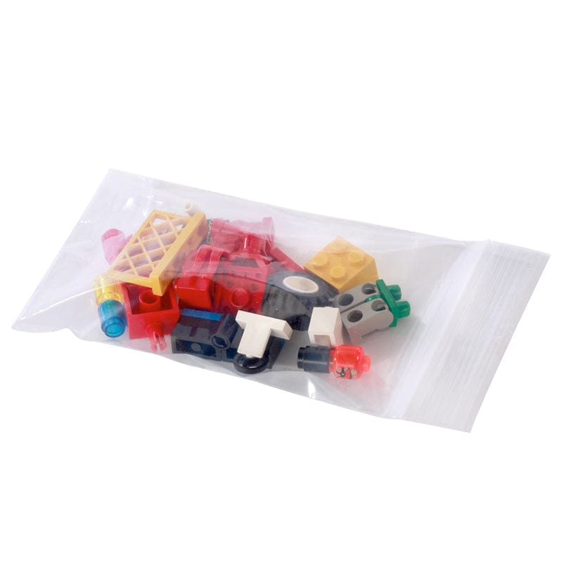 100Pc 6X4cm Zipper Closure Bags Clear Bag Reclosable Plastic Small