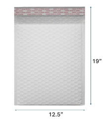 Poly Bubble Mailer, Self-Seal waterproof bubble padded mailing envelopes 12.5x19 inch #6 - 50 Pcs/Cs Ampack