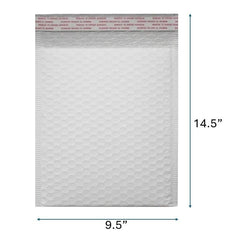 Poly Bubble Mailer, Self-Seal waterproof bubble padded mailing envelopes 9.5x14.5 inch #4 - 100 Pcs/Cs Ampack