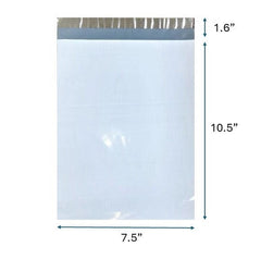 Poly Mailers - Shipping Envelopes - Self sealing plastic Mailing bag 7.5x10.5 inches 2.5Mil-1000Pcs/Cs Ampack