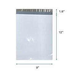 Poly Mailers - Shipping Envelopes - Self sealing plastic Mailing bag 9x12 inches 2.5Mil-1000Pcs/Cs Ampack