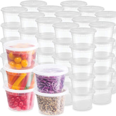 Deli Containers Standard for food storage and takeout -16 oz -500 Pcs/case - Ampack