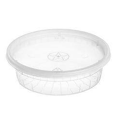 Deli Containers Heavy-duty with airtight lids- 8 Oz- 240 sets/case - Ampack