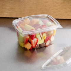 8 Oz Hinged Flat Lid Deli Container - 200 units/cs Sold by Ampack