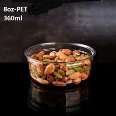 Choice Ultra Clear PET Plastic Round Deli Container Lid - 500/Case
