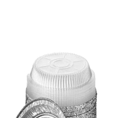 Aluminum Foil Containers 9" Round DOME LID - 500Pcs/case Sold by Ampack