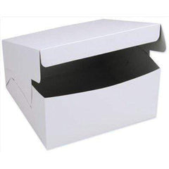 Cake/Bakery Box 8"x8"x5"-White Ampack