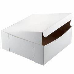 Cupcake/Bakery box 14"x10"x4" White Ampack