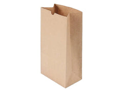 Kraft Paper Brown SOS Grocery Bags 30Lbs #2 -Pack of 500Pcs - Ampack