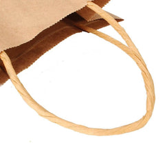Kraft Paper Bag with Twisted Handles - Junior Mart- 13 x 7 x 13 -250Pcs - Ampack