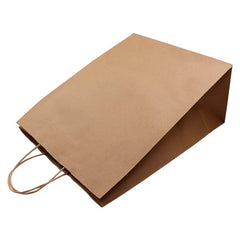 Kraft Paper Bag with Twisted Handles - Mart- 13 x 7 x 17 -250Pcs - Ampack