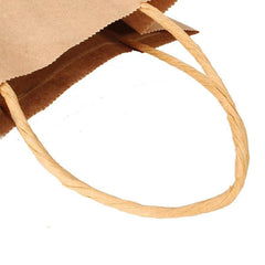 Kraft Paper Bag with Twisted Handles - Mart- 13 x 7 x 17 -250Pcs - Ampack