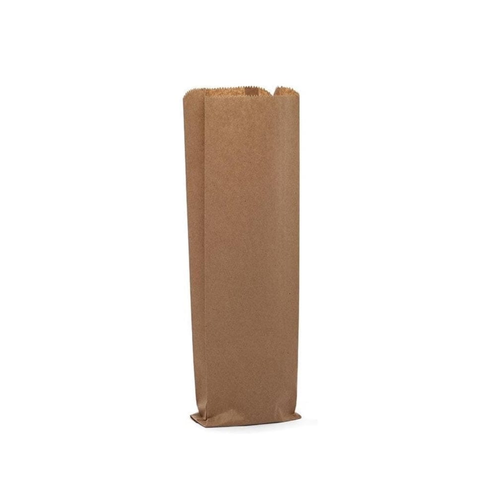 Kraft Paper bottle Bag-Brown-QUART-4.25 x 2.50 x 16 Ampack