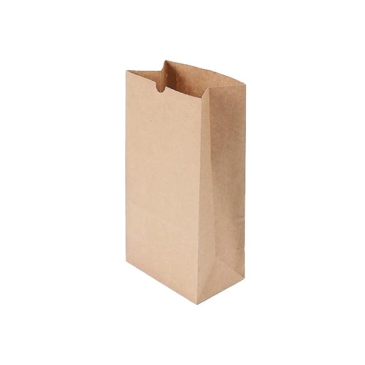 Kraft Paper Brown SOS Grocery Bags 30Lbs #2 -Pack of 500Pcs Ampack