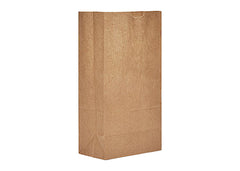 Kraft Paper Brown SOS Grocery Bags 35Lbs #12 - 500 Pcs/Pack - Ampack