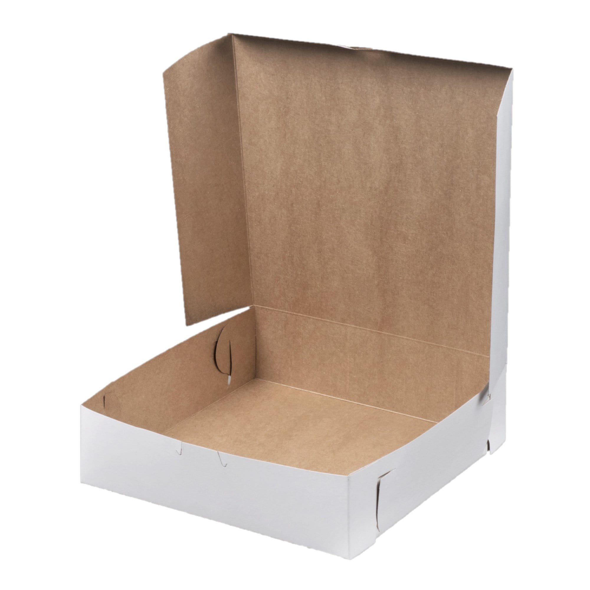 Pie box/Bakery box 10"x10"x2.5" White 25Pcs Ampack