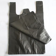 Plastic Pint size Liquor Bottle Bag-Black- 8.25x5x15- 1500Pcs/Case Ampack