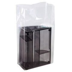 Poly bags Gusseted Open end -Clear 10x8x24 1Mil 150Pcs/Case Sold by Ampack