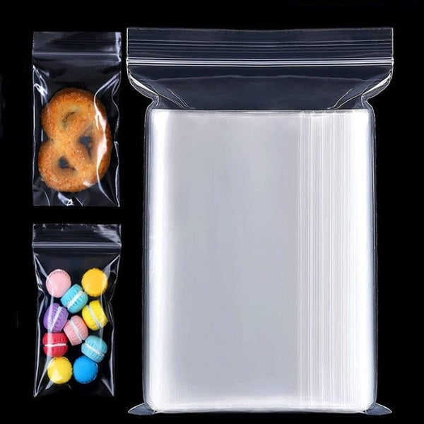 Zip Top 2mil Poly Bags 6x6 (100-Pcs)