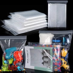 Poly bags Reclosable ZipTop 8x12 2Mil 1000Pcs/Case Ampack