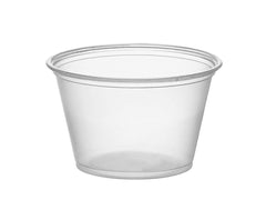 Souflle cup / Portion Cup Round -1 oz Clear - 2500Pcs/case - Ampack