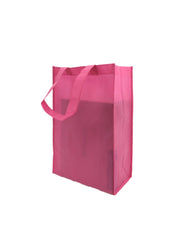 Reusable tote bag 11W x 5D x 14H-Pack of 50, 100, and 250Pcs 50Pcs / Pink Ampack