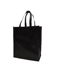 Reusable tote bag 11W x 5D x 14H-Pack of 50, 100, and 250Pcs 50Pcs / Black Ampack