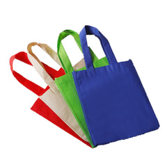 Reusable tote bag, gift, goody and favor bags-8x11x5- Pack of 12Pcs Ampack