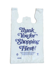 T-shirt Thank you Plastic Retail Carry out bag-11.5x6.5x21 - 500Pcs/Case - Ampack