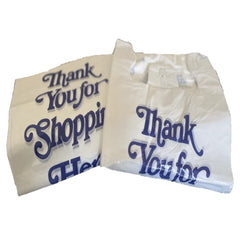 T-shirt Thank you Plastic Retail Carry out bag-11.5x6.5x21 - 500Pcs/Case - Ampack