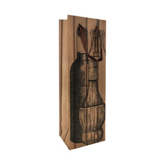 Paper Wine Gift Bag - Vintage Design - Ampack